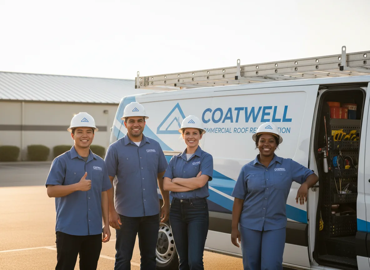 Commercial roof coating company in Mount Pleasant, IA